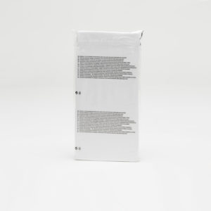 transparent small poly bag for pre-packing with warning text
