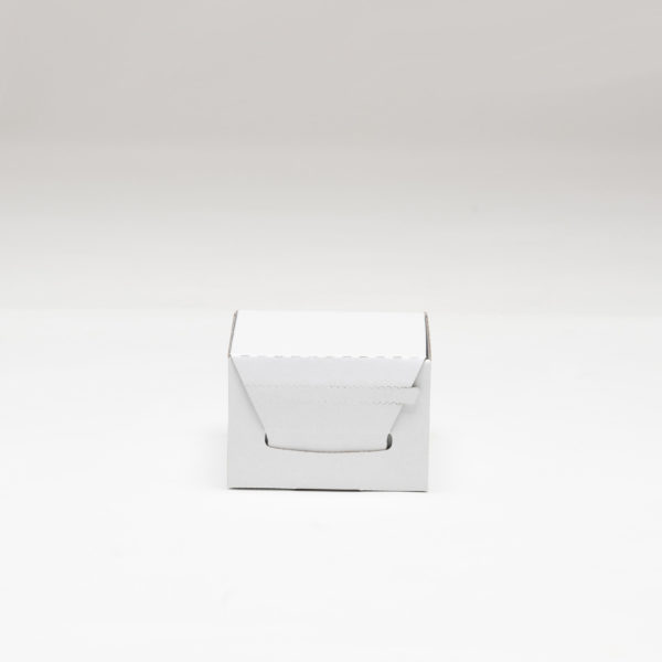 self folding white ecommerce mailing box