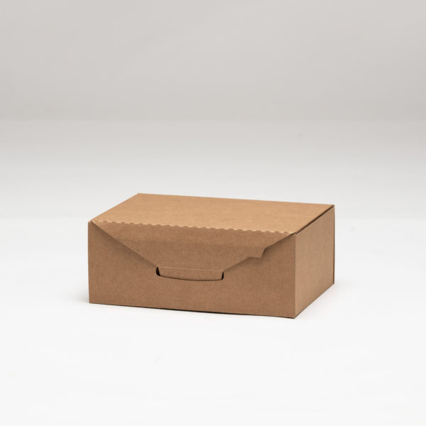 self folding brown ecommerce mailing box